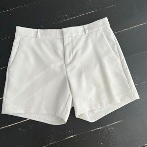 White dressy shorts Banana Republic